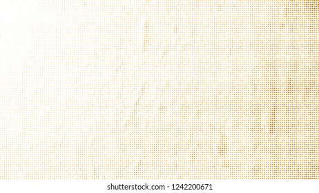 golden color dots halftone background vector illustration on white 