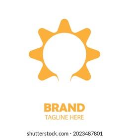 golden color gear vector illustration. great for icons and logos. setting technology, social media menu settings.