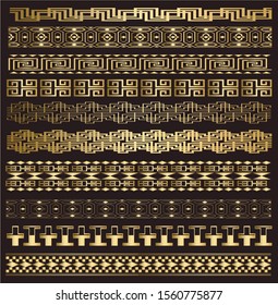 golden color pattern design, black background
