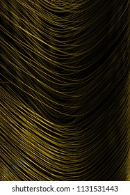 Golden colored lines background.