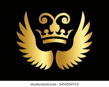 Golden colour logo,luxury logo design