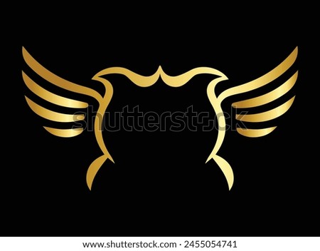 Golden colour logo,luxury logo design