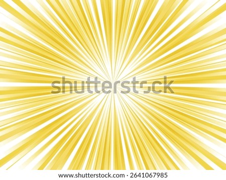 Golden concentrated line background material simple explosion style