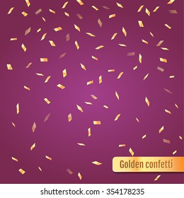 Golden confetti