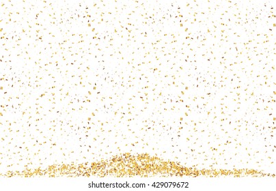 Golden confetti