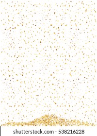 Golden confetti