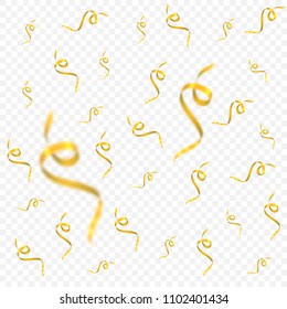 Golden confetti background