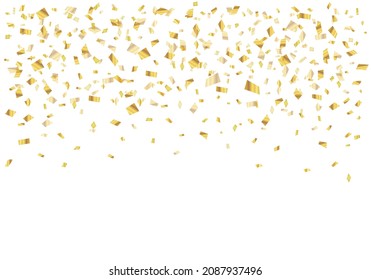 goldener Konfettettabasis-Hintergrund