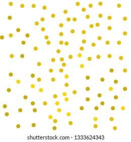 Golden confetti dots seamless pattern. Great for baby and nursery fabric, wallpaper, giftwrap, wedding invitations as well as Birthday projects. 