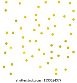 Golden confetti dots seamless pattern. Great for baby and nursery fabric, wallpaper, giftwrap, wedding invitations as well as Birthday projects. 