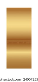 Golden confetti element. Vector illustration.