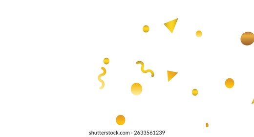 Golden confetti explosion with sparkling effect for celebration visuals on transparent background for overlay.alling golden glitter particles creating a magical festive scene on transparent background