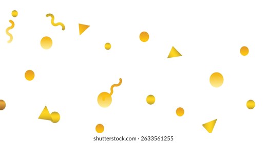 Golden confetti explosion with sparkling effect for celebration visuals on transparent background for overlay.alling golden glitter particles creating a magical festive scene on transparent background
