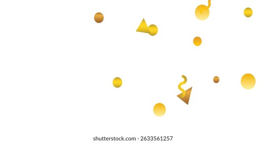 Golden confetti explosion with sparkling effect for celebration visuals on transparent background for overlay.alling golden glitter particles creating a magical festive scene on transparent background