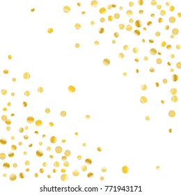 Gold Glitter Background Polka Dot Vector Stock Vector (Royalty Free ...