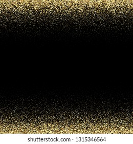 
Golden confetti vector background, sand glitter. Festive abstraction