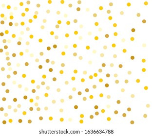 Golden Confetti Wallpaper Design Colorful Abstract Stock Vector ...