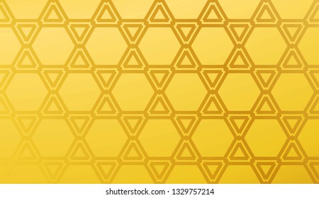 Golden Creative Multicolored Blurred Background. Elegant Background With Polygonal Line. Triangular Style. Vector Illustration. Modern Design For You Business, Project.