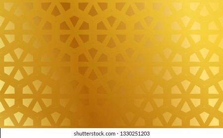 Golden Creative Multicolored Blurred Background. Elegant Background With Polygonal Line. Triangular Style. Vector Illustration. Modern Design For You Business, Project.