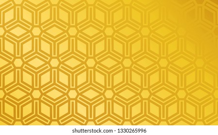Golden Creative Multicolored Blurred Background. Elegant Background With Polygonal Line. Triangular Style. Vector Illustration. Modern Design For You Business, Project.