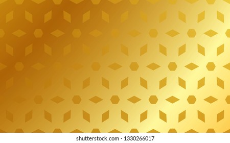 Golden Creative Multicolored Blurred Background. Elegant Background With Polygonal Line. Triangular Style. Vector Illustration. Modern Design For You Business, Project.