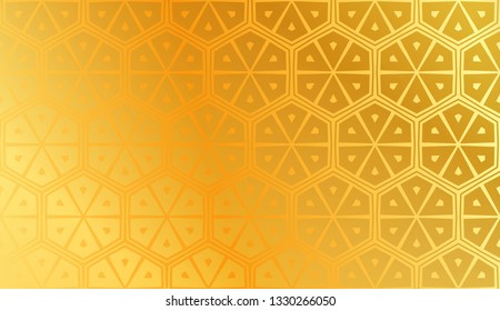 Golden Creative Multicolored Blurred Background. Elegant Background With Polygonal Line. Triangular Style. Vector Illustration. Modern Design For You Business, Project.
