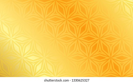 Golden Creative Multicolored Blurred Background. Elegant Background With Polygonal Line. Triangular Style. Vector Illustration. Modern Design For You Business, Project.