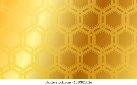 Golden Creative Multicolored Blurred Background. Elegant Background With Polygonal Line. Triangular Style. Vector Illustration. Modern Design For You Business, Project.