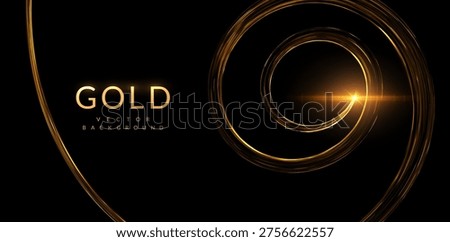 Golden crescent moon composed of shimmering golden light trails, fireworks, and gold confetti vibe. For holiday marketing campaigns (Eid Mubarak, Ramadan), invitation suites, anniversary announcements