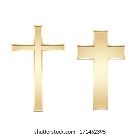 Golden cross. 