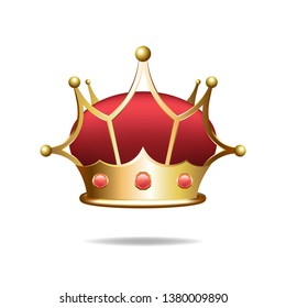 Golden crown design	
