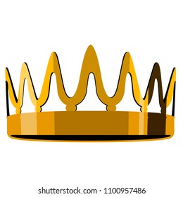 Golden crown icon