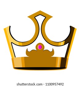 Golden crown icon