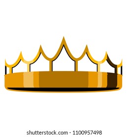 Golden crown icon
