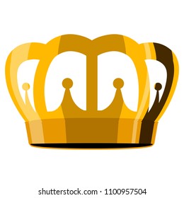 Golden crown icon