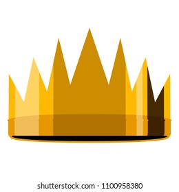 Golden crown icon