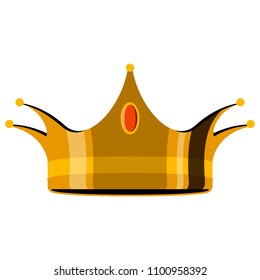 Golden crown icon