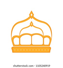 Golden crown icon