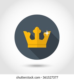 Golden crown icon