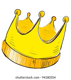 Golden crown icon.