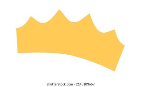 Golden Crown icon. Vector illustration