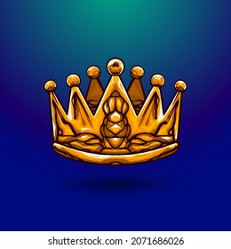 Golden Crown Illuminated Digital Sketch Results