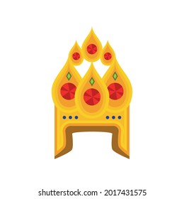 golden crown with jewelry expensive