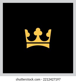 Golden Crown Logo Graphic Ilustration