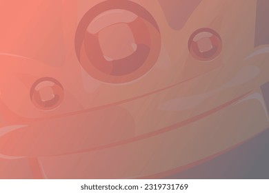 Golden crown mascot with colorful gem stones. Vector illustration isolated on white background. Good for logos, icons, posters, stickers.