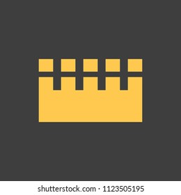 golden crown on a black background vector art