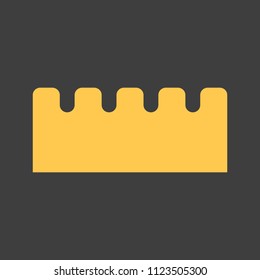 golden crown on a black background vector art