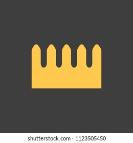 golden crown on a black background vector art