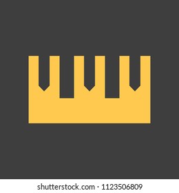 golden crown on a black background vector art