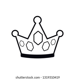 golden crown pop art icon